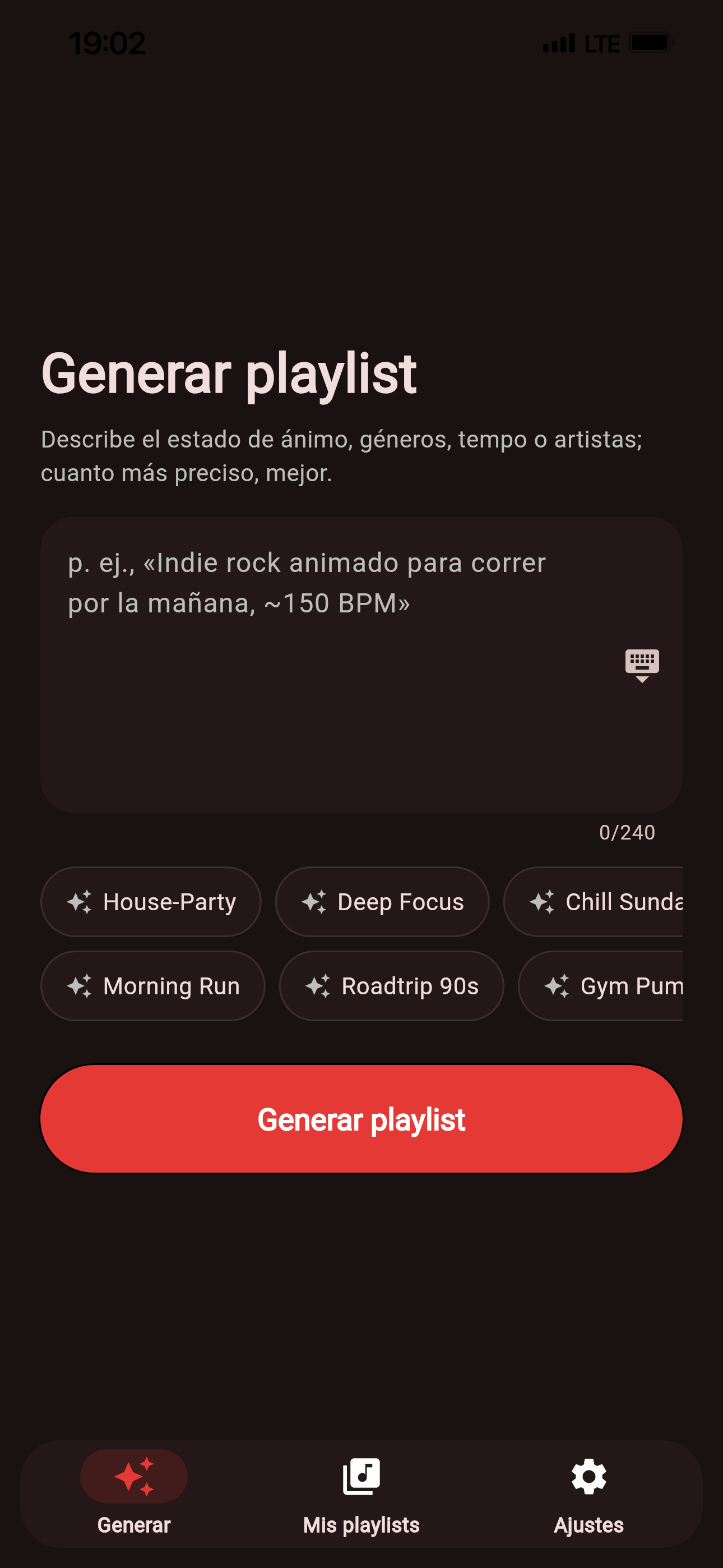 Generar lista de reproducción